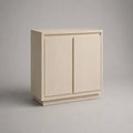 Crema a 2 porte, effetto rovere, 80 × 40 × 90 cm